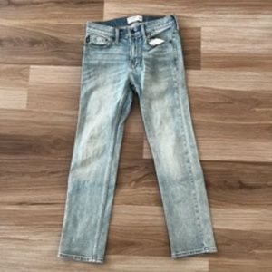 Abercrombie Kids 13/14 "worn look" Blue Skinny Jean
